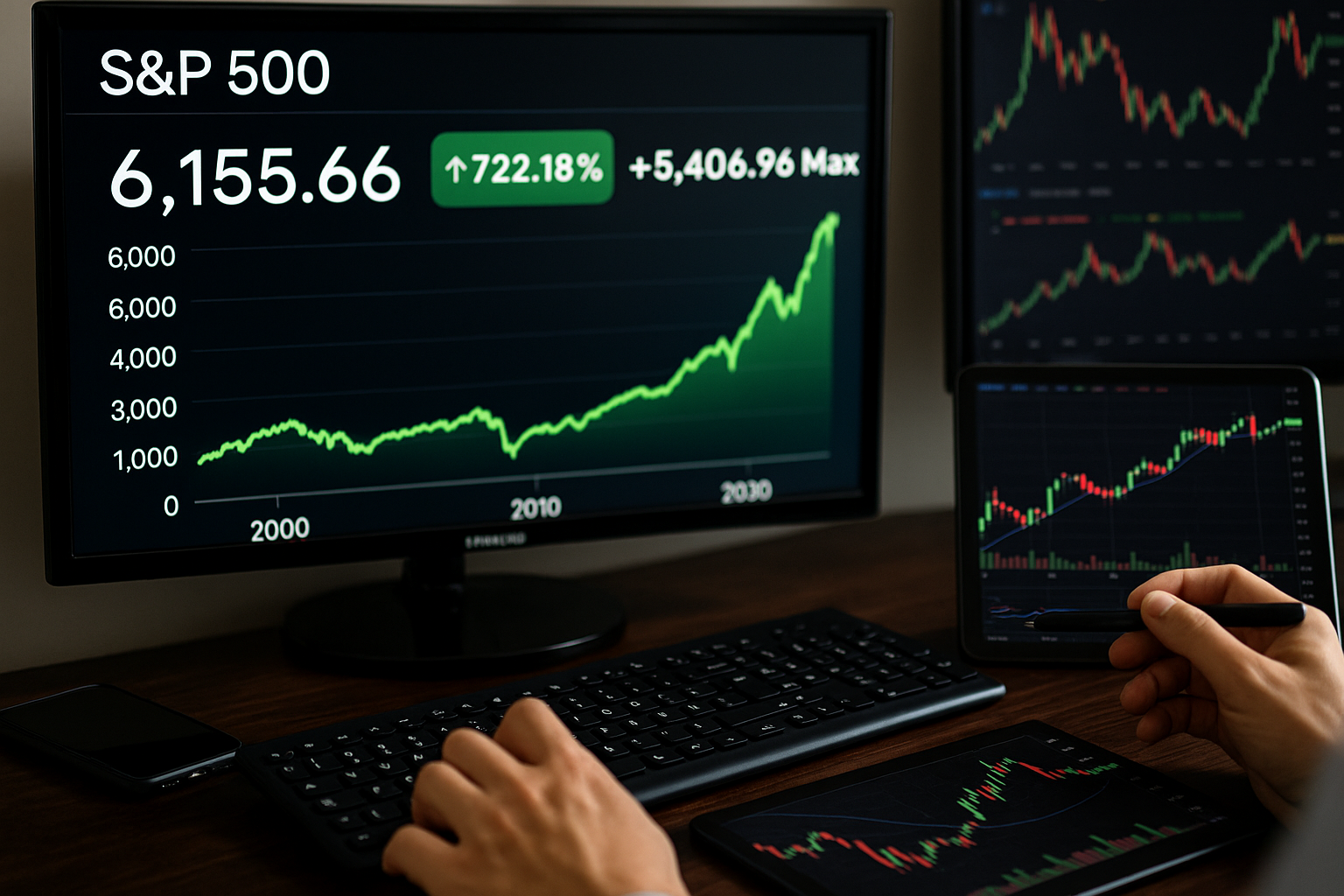 S&P 500 hits all-time high driven by tech and rate cut hopes