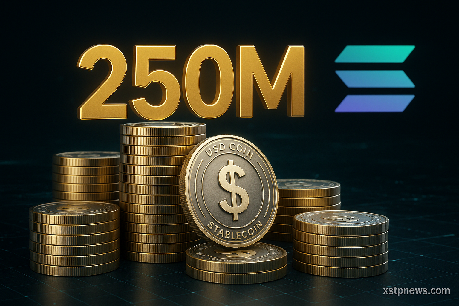 $250M USDC minted on Solana marks liquidity boom