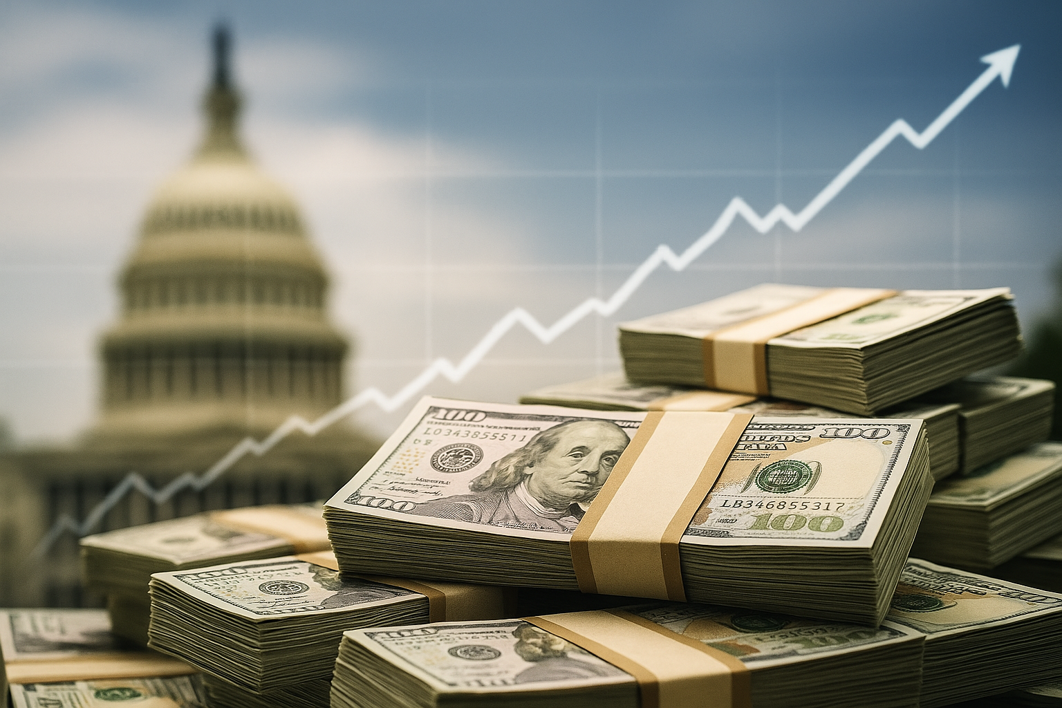 US Debt Seen Hitting $38T in 2025 Odds at 93 Percent