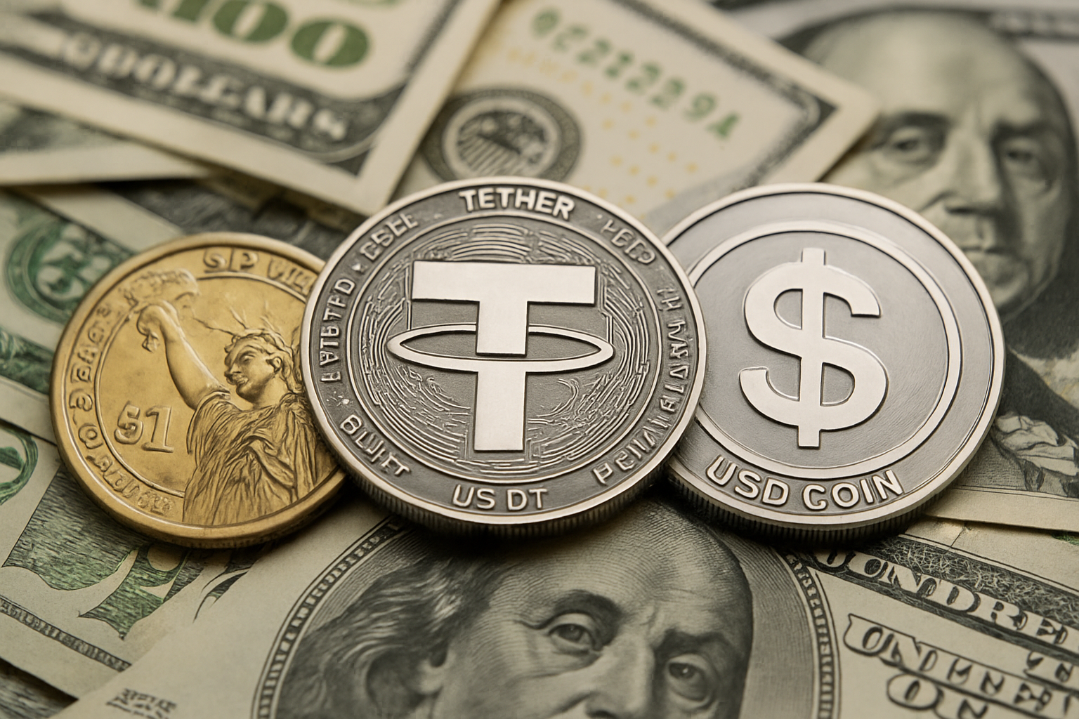 Stablecoins Now Make Up Over 1% of US Dollar Supply